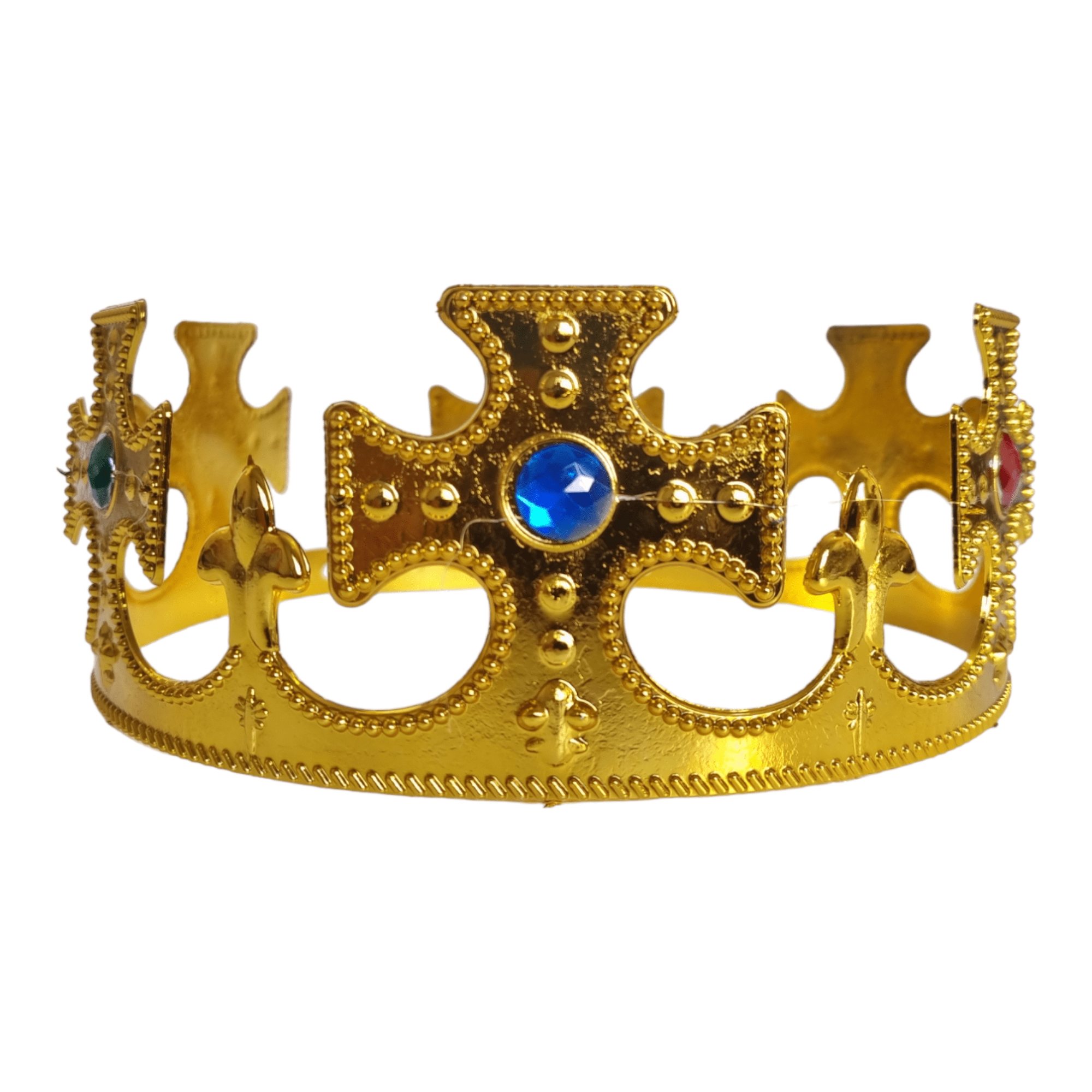 Corona de rey dorada y plata – Mundo Fiesta