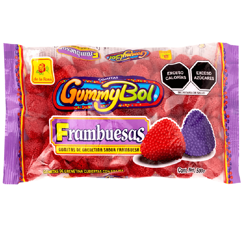 Gomitas GummyBol Frambuesas 500 grs